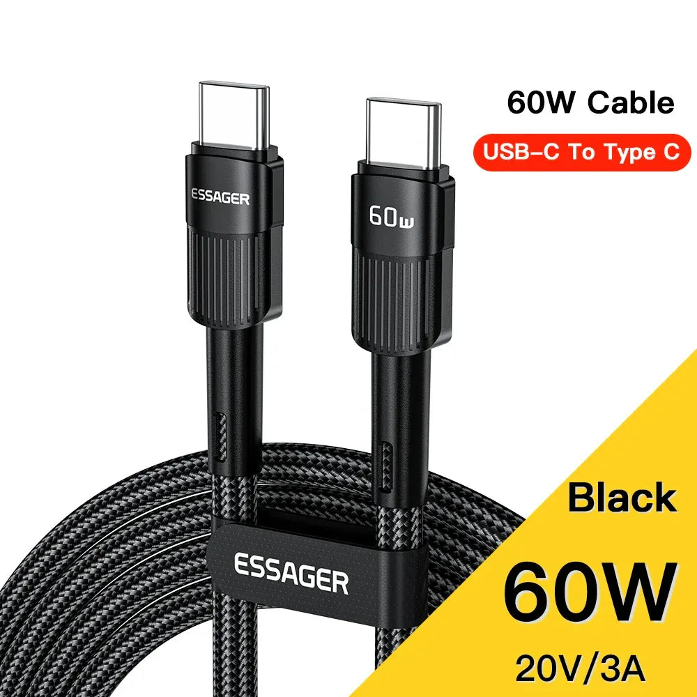 Essager 100W USB Type C to USB C Cable - ShopHub