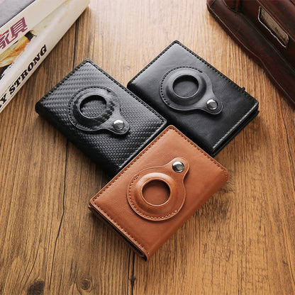 Rfid Carbon Fibe Airtag Wallets