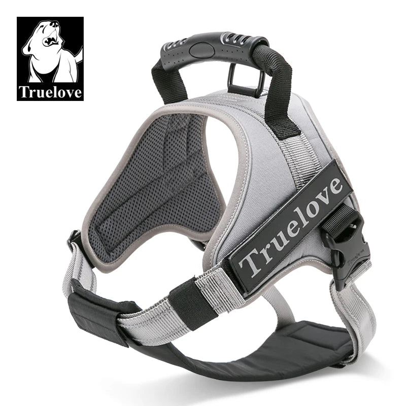 Truelove Dog Harness No-Pull Reflective Stitching Ensure Two Ways Using Explosion-proof Outdoor Adventure Big Dog Puppy TLH5753