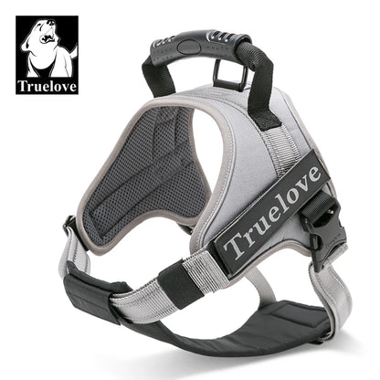Truelove Dog Harness No-Pull Reflective Stitching Ensure Two Ways Using Explosion-proof Outdoor Adventure Big Dog Puppy TLH5753