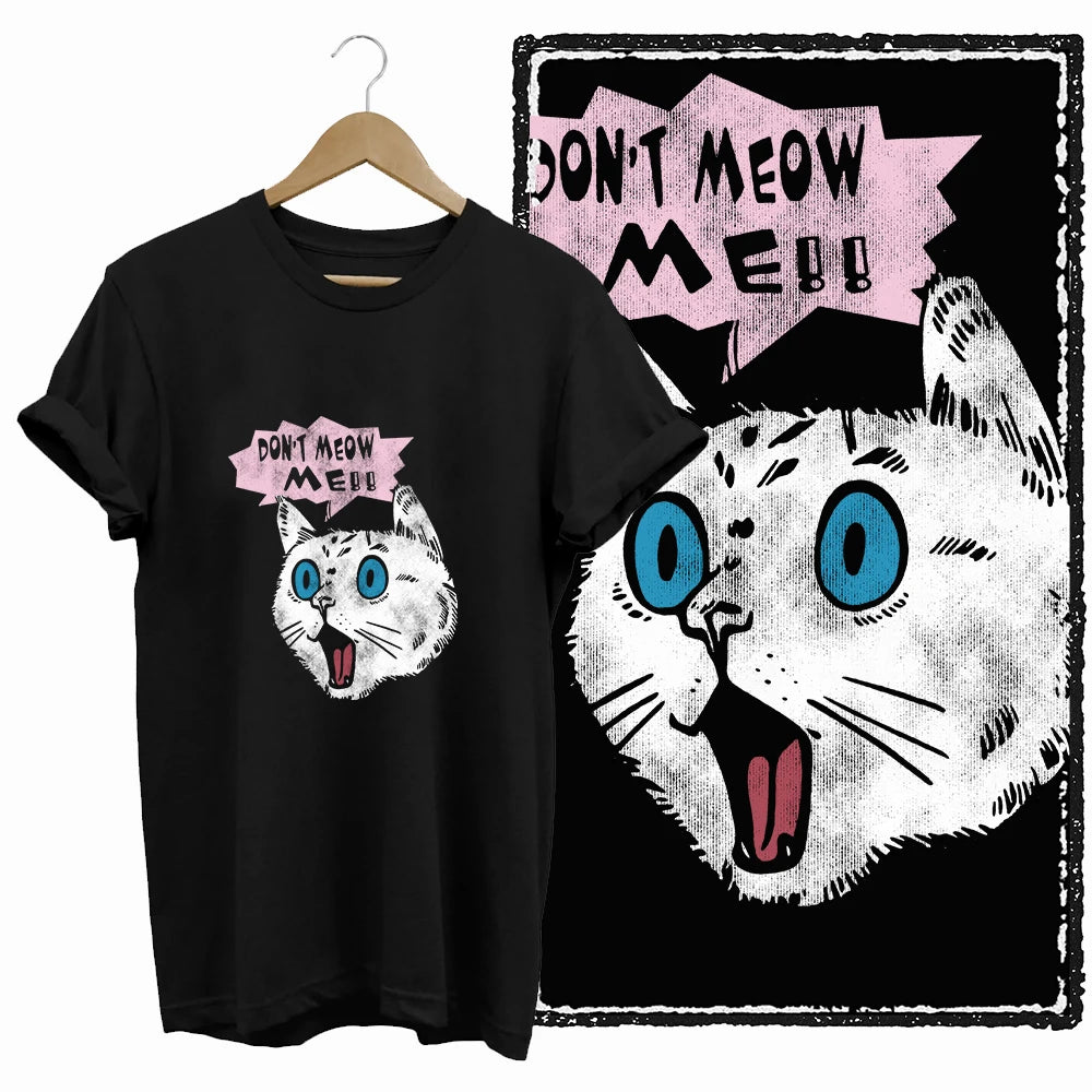COOLMIND Cat Lover Graphic Cotton T-Shirt | Women's Relaxed Fit