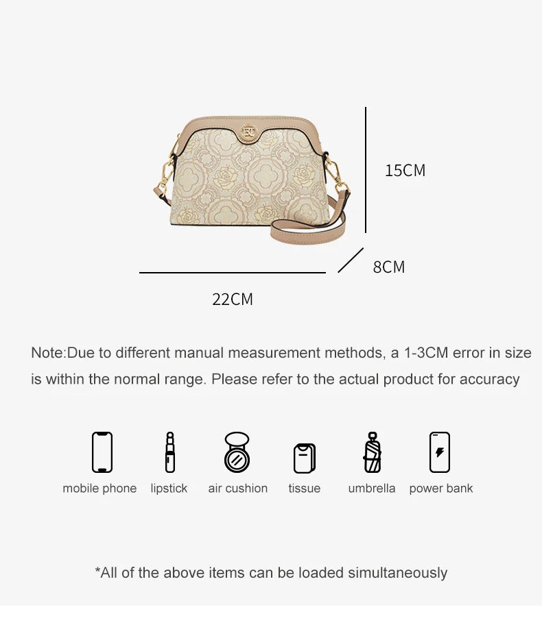 FOXER Chinese Style Embroidery Women Shoulder Underarm Bag