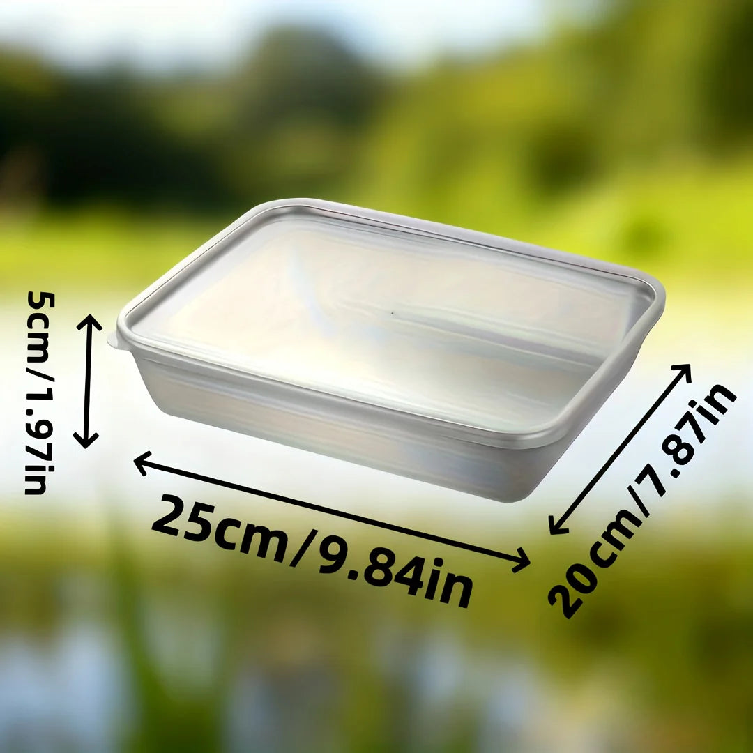 10-Piece Stainless Steel Food Storage Containers with Lids