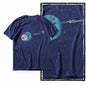 G44 NAVY Cotton Men's Cool Space Graphic T-shirt | Streetwear Big Size O-neck Men's Tee Tshirt