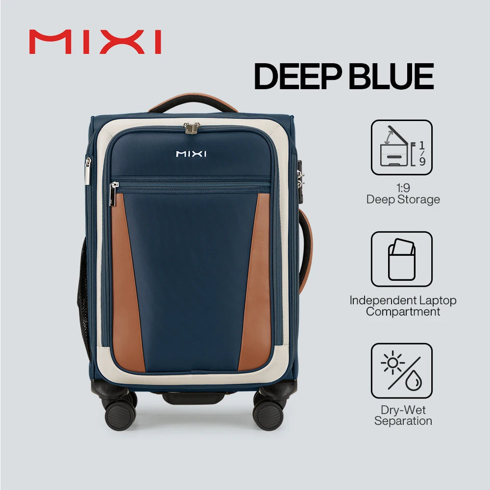 Mixi Compact 20-inch Carry-on Suitcase