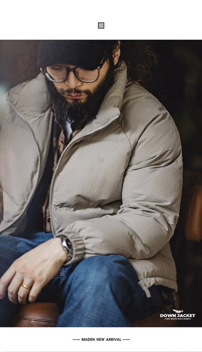 Maden White Duck Down Jacket