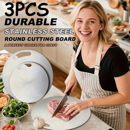 3PCS Stainless Steel Cutting Boards