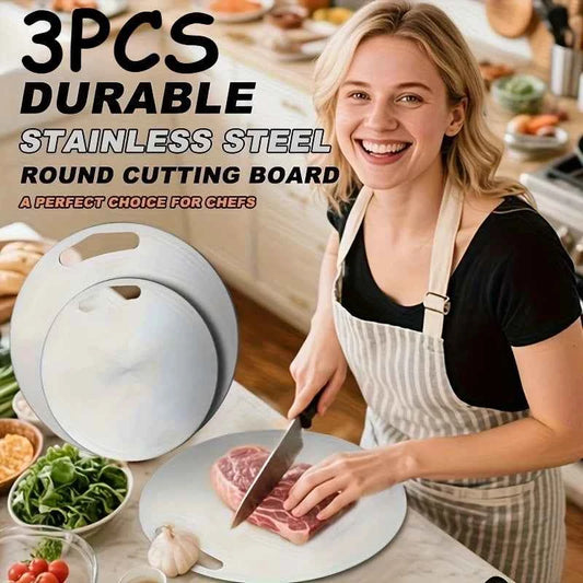3PCS Stainless Steel Cutting Boards