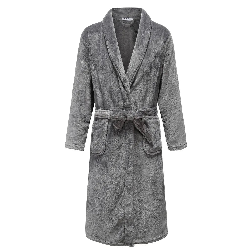 Men's Thick Flannel Robes - ShopHub