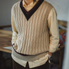 MADEN Ivy Colour-Block V-Neck Sweater Vest