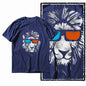 COOLMIND MAV Lion Graphic Cotton Tee