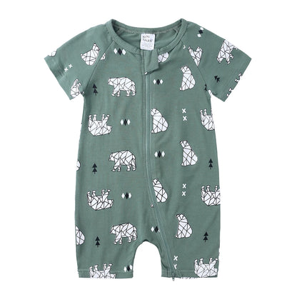 Kids Tales Sunshine Stories Cotton-Blend Printed Romper