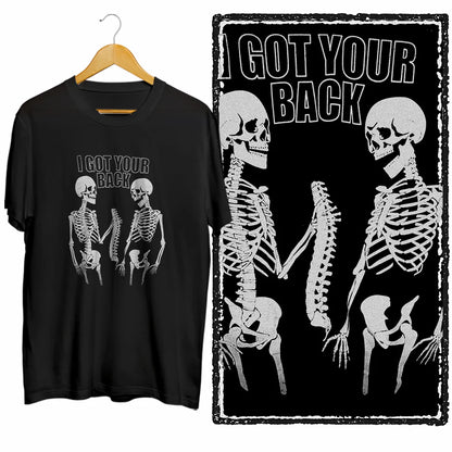 COOLMIND Funny Skull Graphic Cotton T-Shirt | Unisex