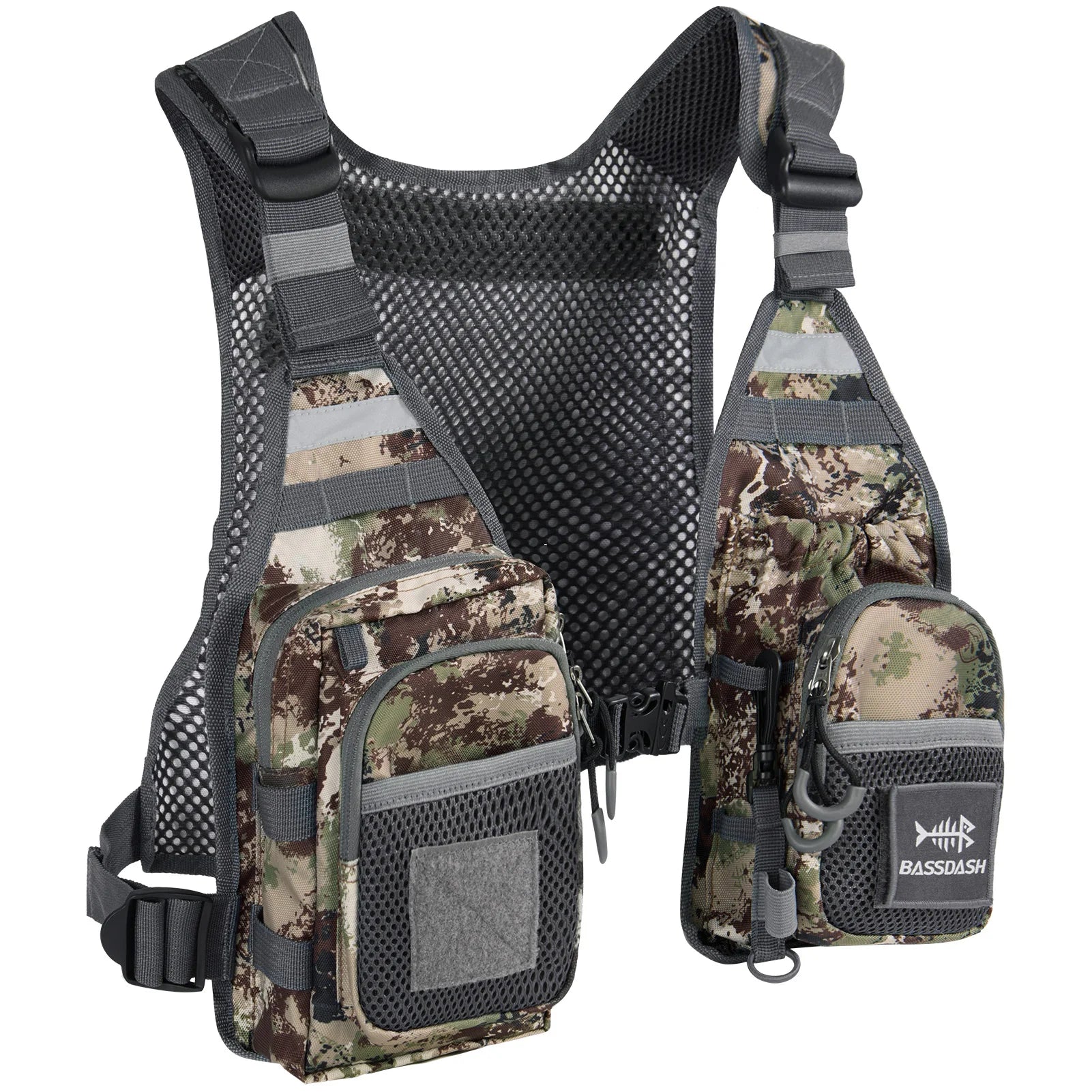 BASSDASH Ultra Lightweight Fly Fishing Vest ShopHub