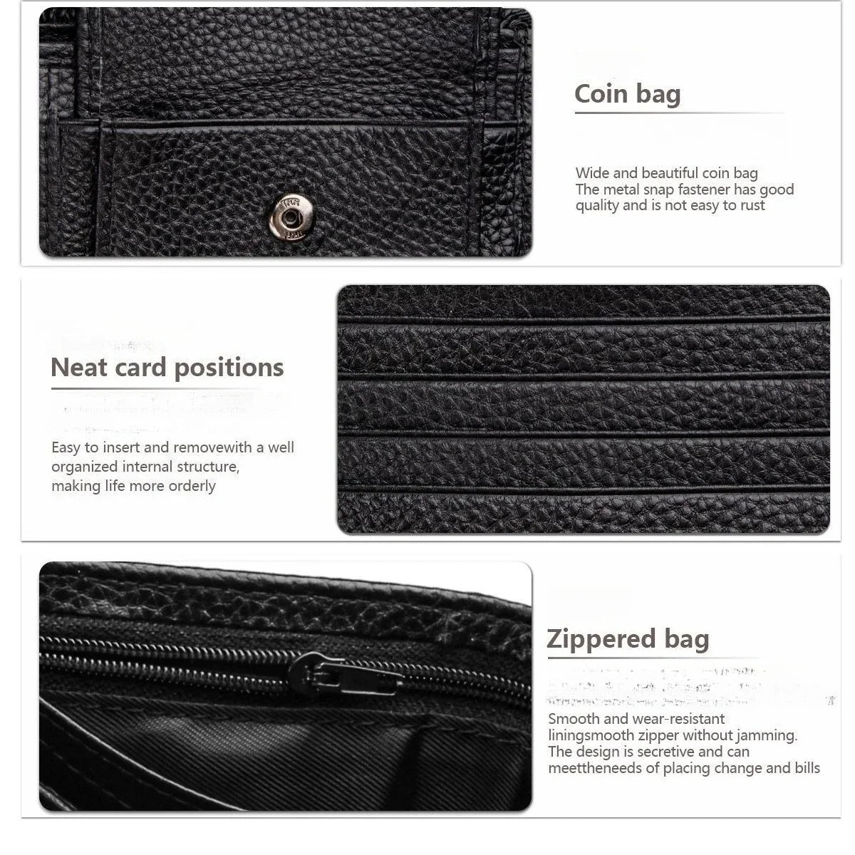 Rfid Men's Genuine Leather Wallet