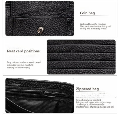 Rfid Men's Genuine Leather Wallet