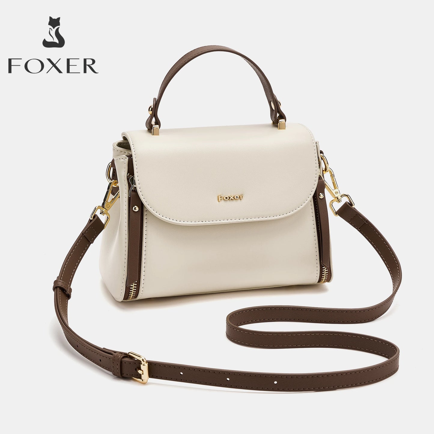 FOXER Brand Retro Women's Handbag