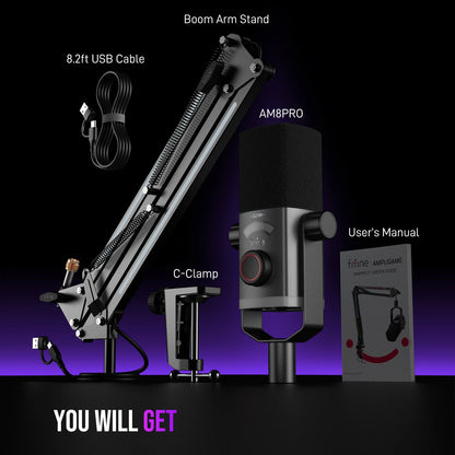 FIFINE AM8PROT Gaming Microphone Kit: Elevate Your Streaming Experience