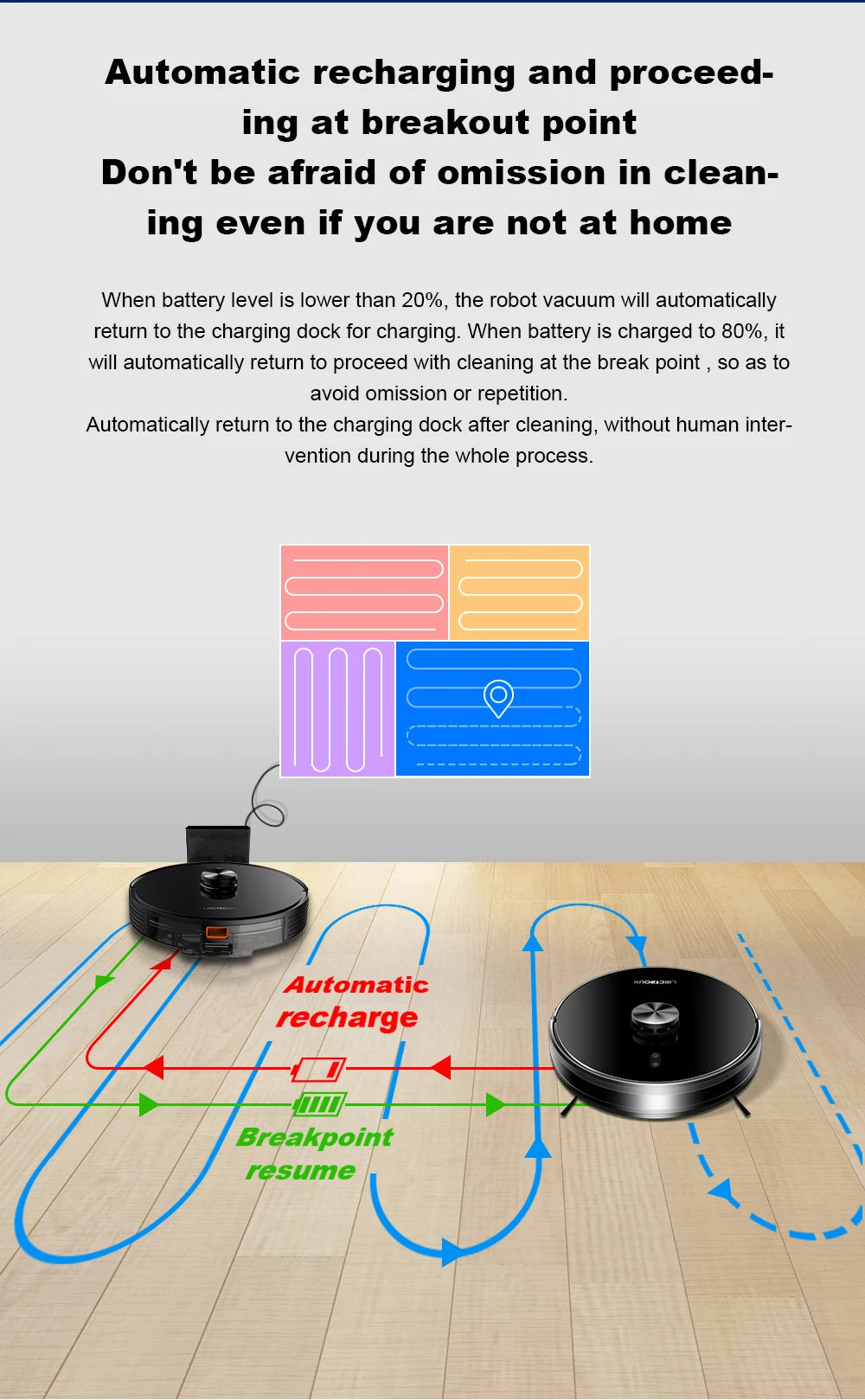 Liectroux/Lilin X6 Robot Vacuum Cleaner