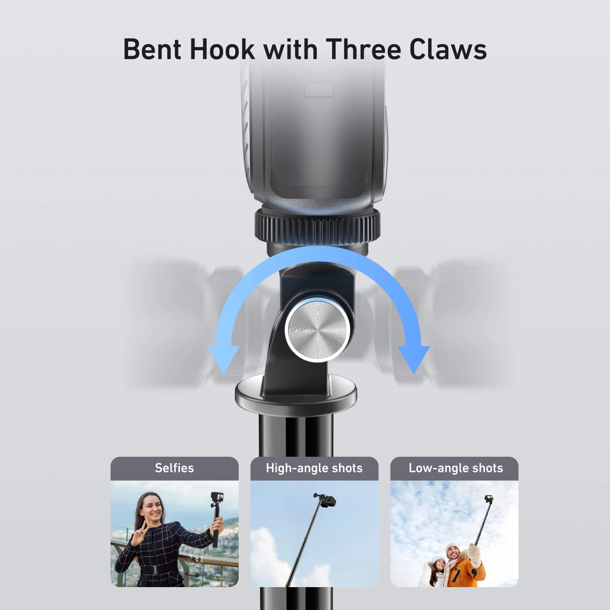 TELESIN Aluminum Selfie Stick Tripod