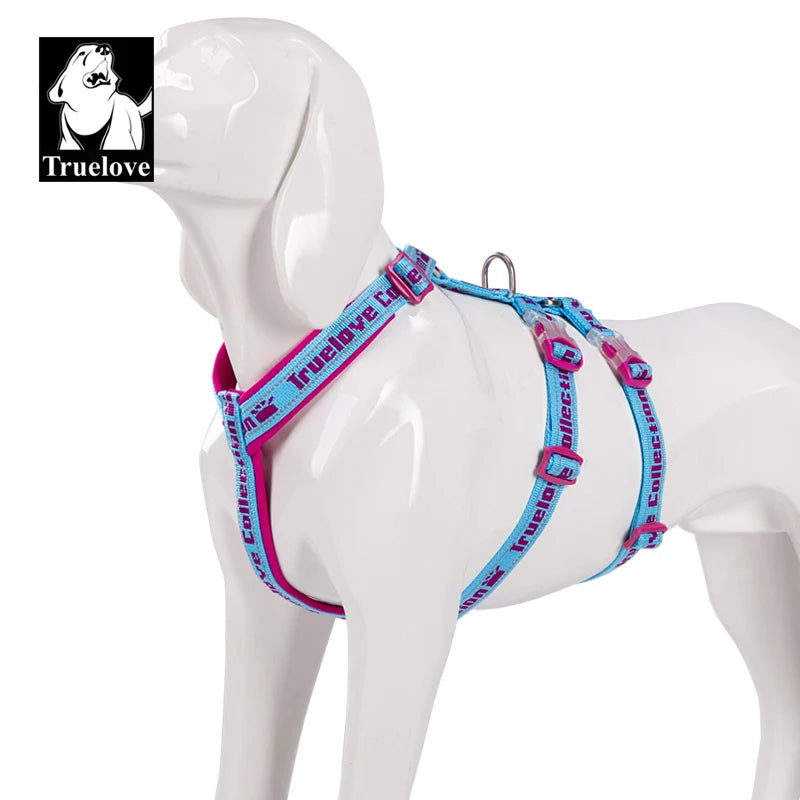 Truelove Double H Harness Neoprene Padding Durable Strong Reflective Gow in the Dark Aluminum Alloy Fitting Light Weight TLH6571
