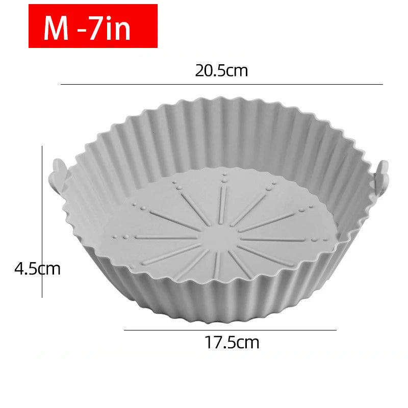 Silicone Round Air Fryer Liner Set