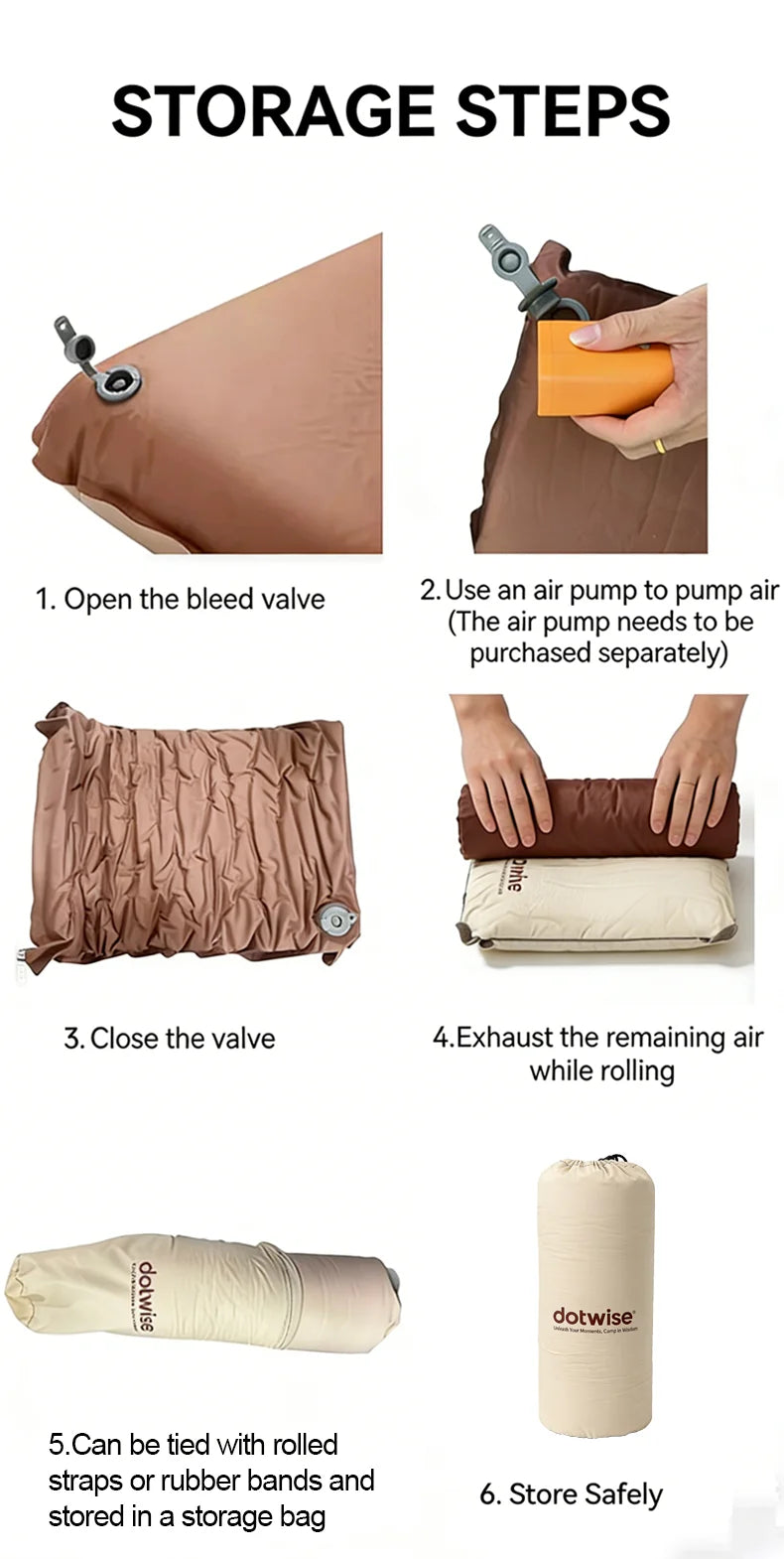 DOTWISE Inflatable Pillow