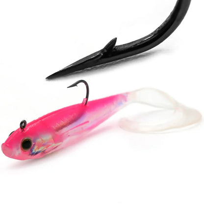 Soft Fishing Lures with Lead Head Jigs – Bass & Trout (Several quantities and colours available) Habicare