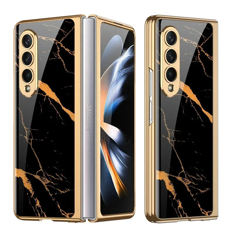 GKK Luxury Plating Frame Case for Galaxy Z Fold 3,4 & 5 - ShopHub