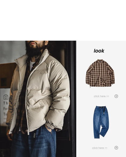 Maden White Duck Down Jacket