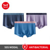 MiiOW Men's 50S Modal Boxer Briefs — Antibacterial 3-Pack
