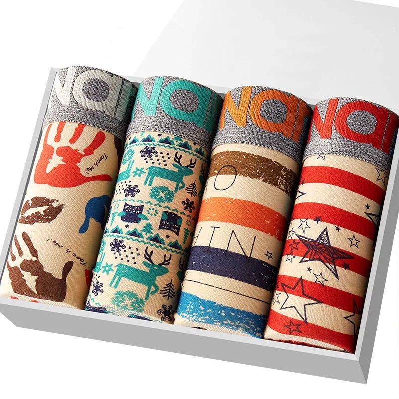 Men's 4-5 Pack Hot Cotton Boxers - ShopHub