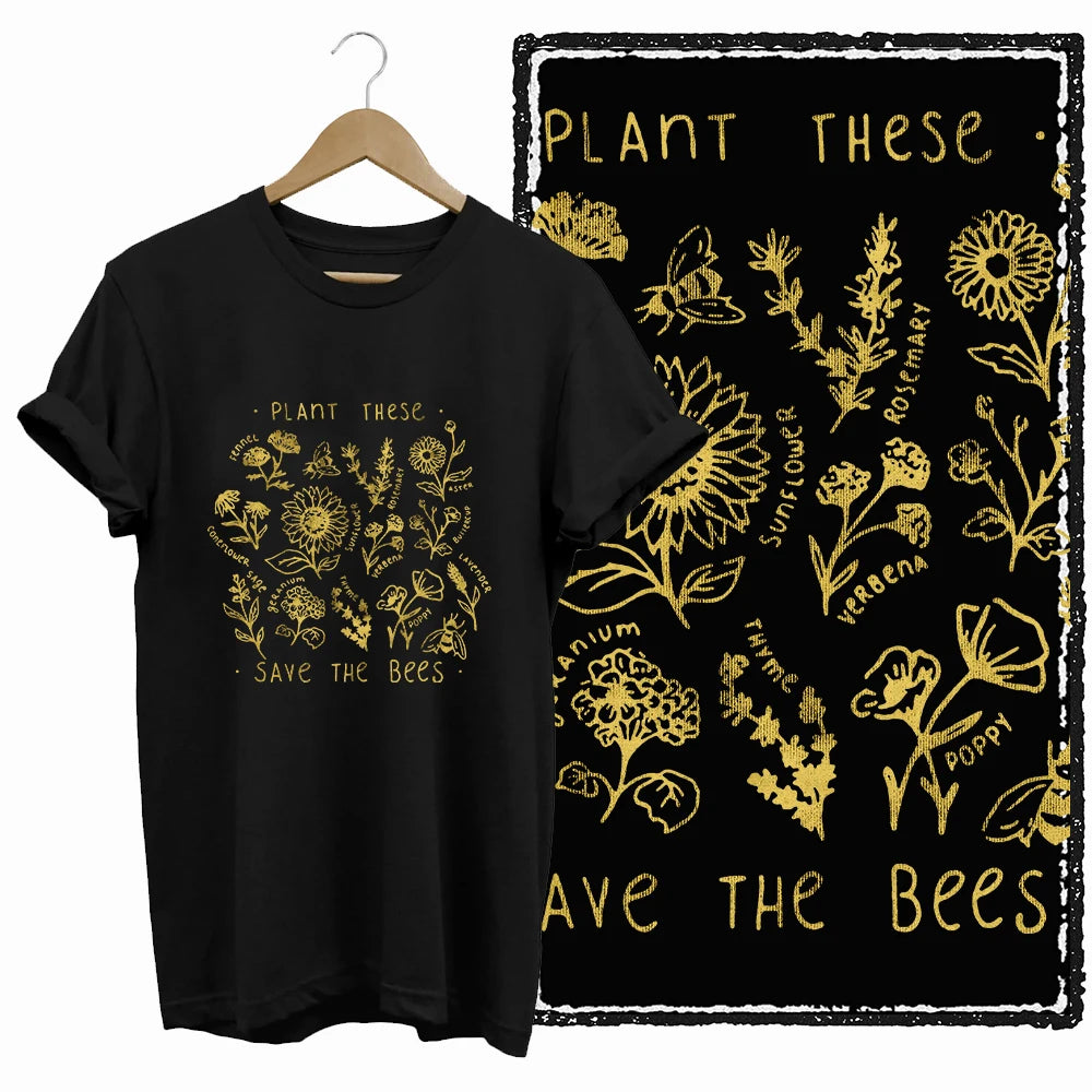 COOLMIND Bee Graphic Cotton T-Shirt | Women's Design Collection