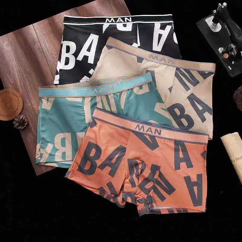 4 Pack Men's Boxer Shorts - ShopHub