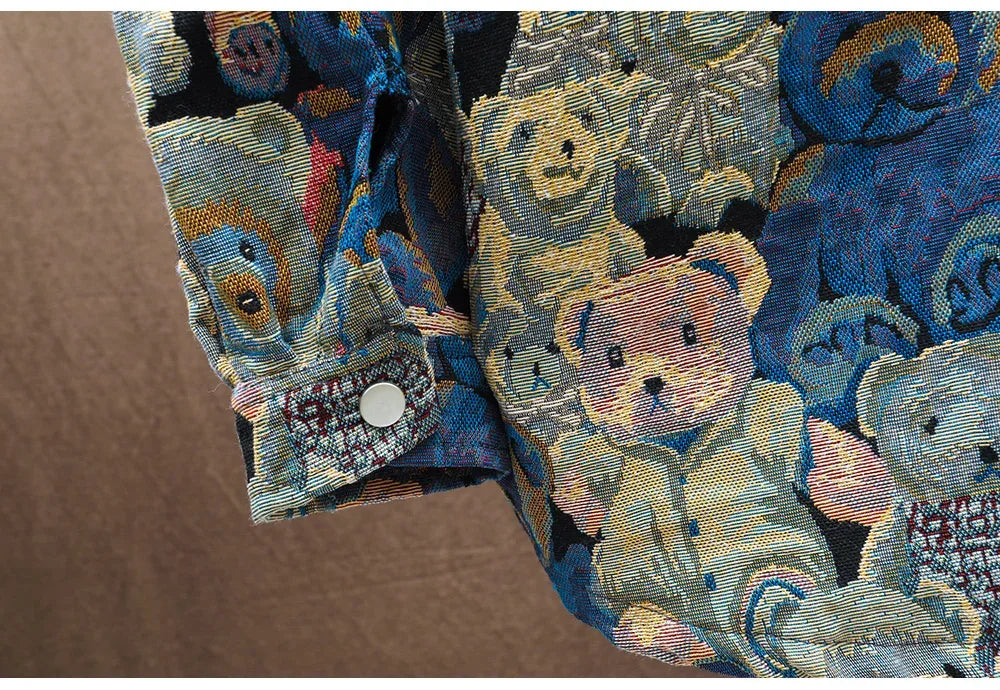 Men's Teddy Bear 3/4 Sleeve Jacket - ShopHub