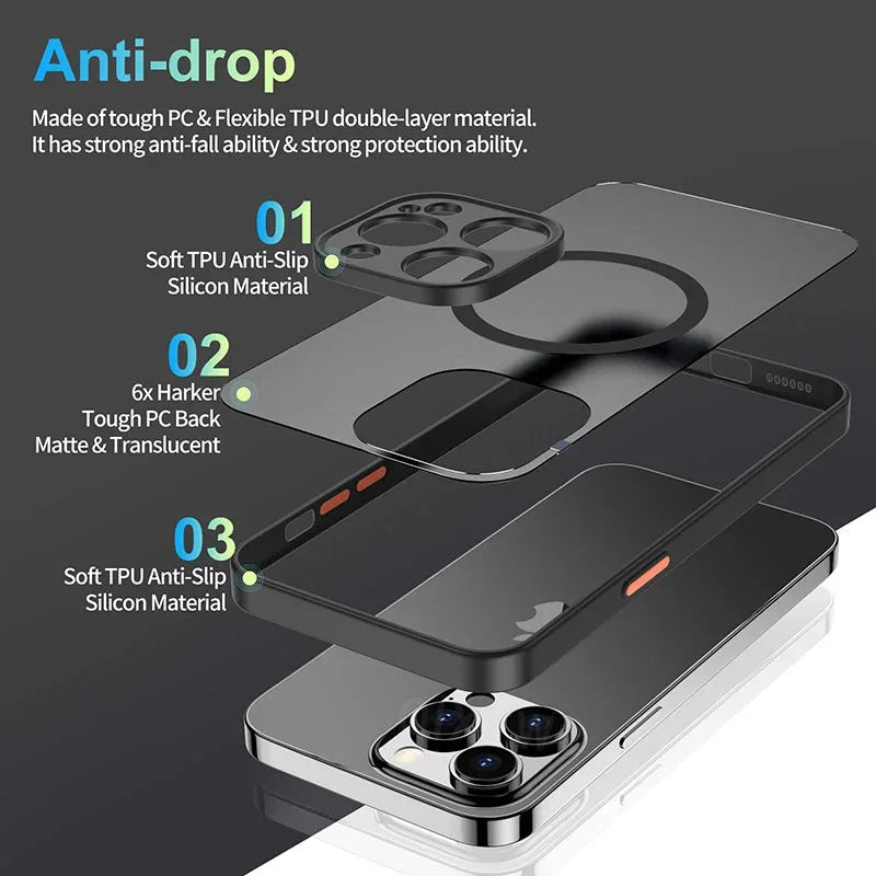 QIXTWO Luxury Armor Matte Case - ShopHub