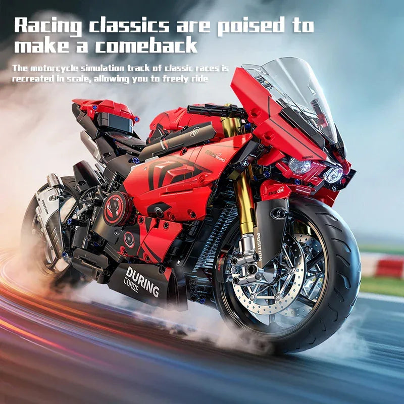 TOYLINX High-Tech 2024PCS Motorcycle Building Blocks - ShopHub