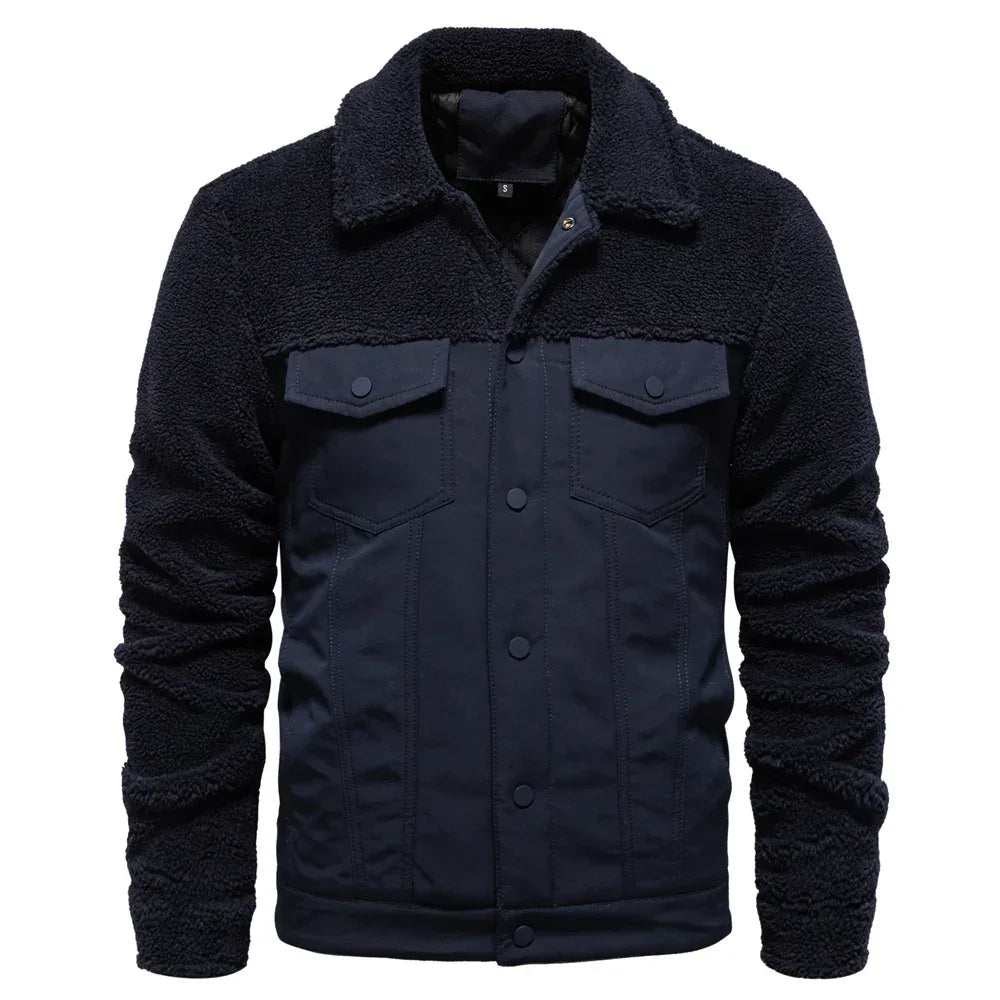 AIOPESON Men's Thick Sherpa Fleece Jackets - ShopHub