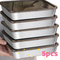 5Pcs Stainless Steel Food Containers