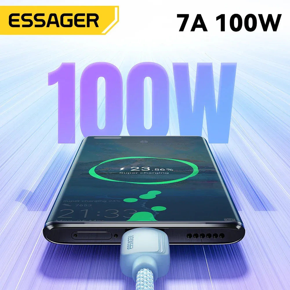 Essager 7A 100W USB Type C Cable - ShopHub