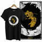COOLMIND Black Bee Graphic Cotton T-Shirt | Women's Relaxed Fit