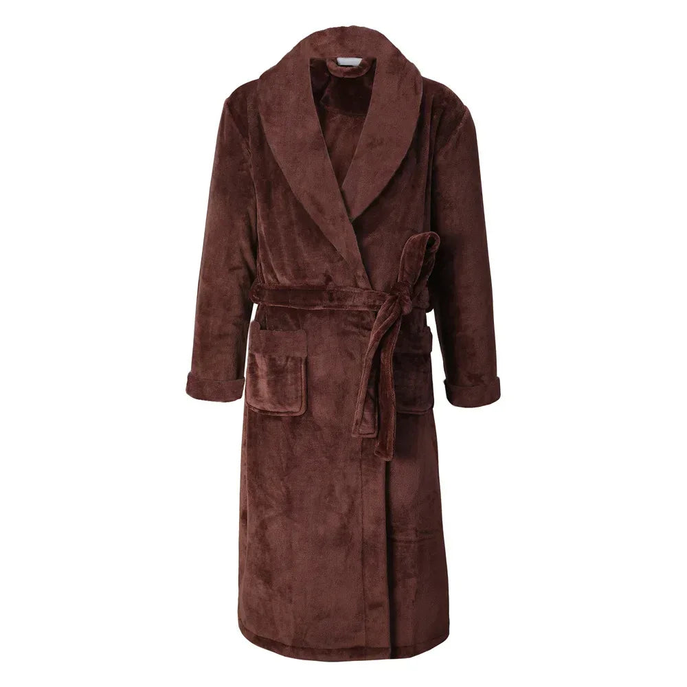 Men's Thick Flannel Robes - ShopHub