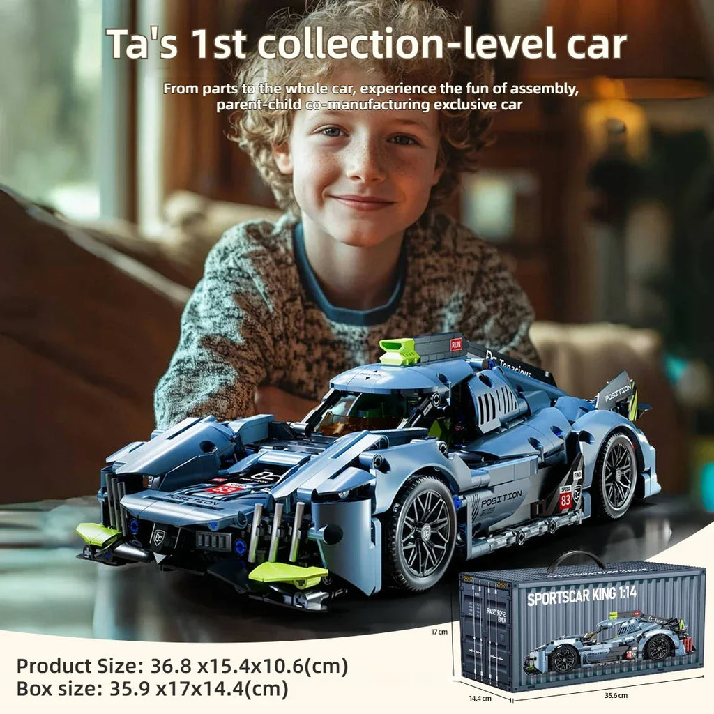 TOYLINX 1:14 Racing Car Building Blocks - ShopHub
