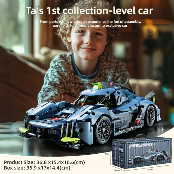 TOYLINX 1:14 Racing Car Building Blocks - ShopHub