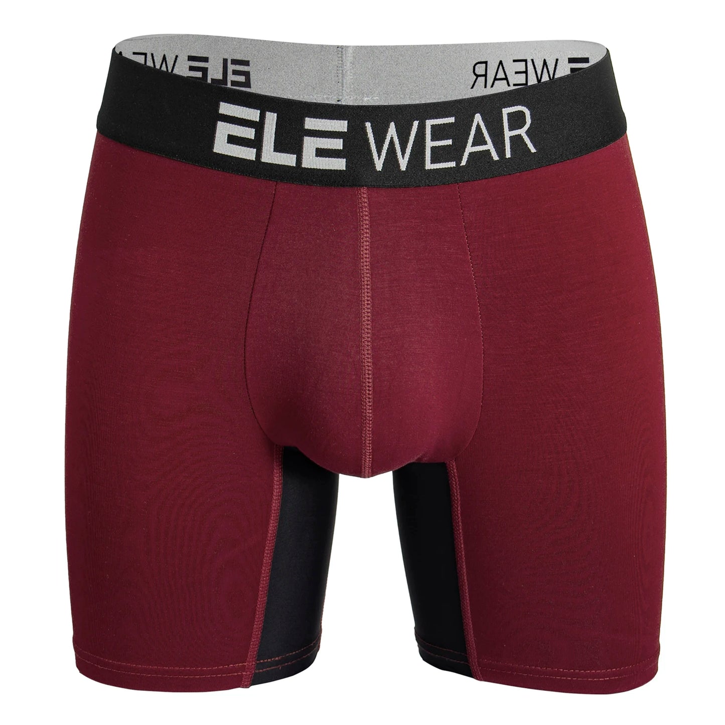 Men's Bamboo Boxer Briefs for Men - Long Sports Underwear, Moisture-Wicking