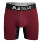 Men's Bamboo Boxer Briefs for Men - Long Sports Underwear, Moisture-Wicking