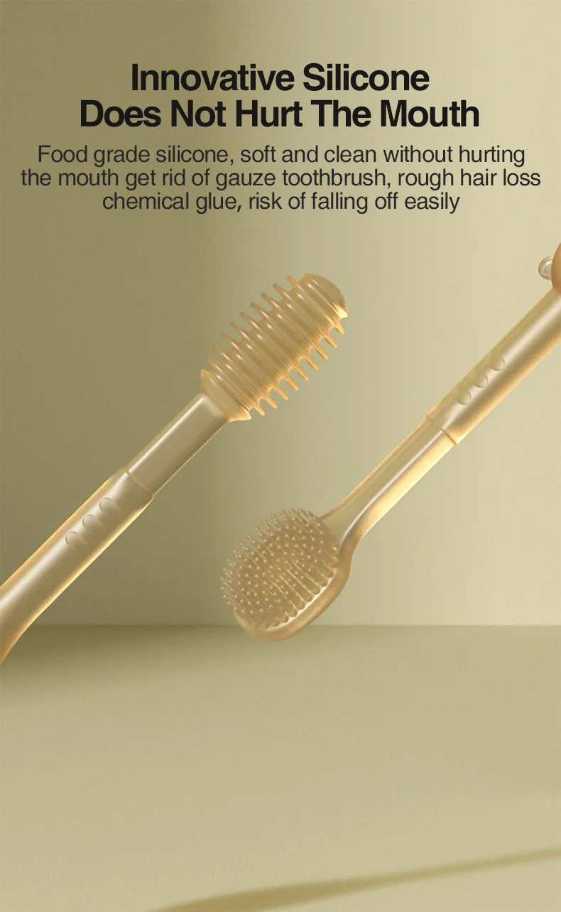 Dr.Isla 3-In-1 Baby Silicone Tongue Brush