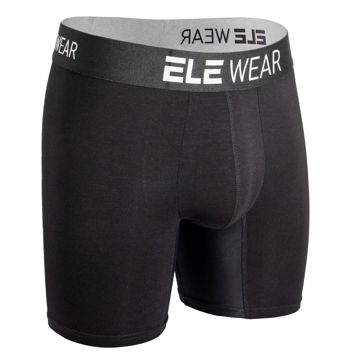 Men's Bamboo Boxer Briefs for Men - Long Sports Underwear, Moisture-Wicking