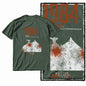 G01 Army Green Cotton Big Size 1984 Graphic Men T-shirt | Streetwear Cool Vintage O-neck Men's Tee Tshirt
