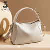 FOXER Lady's Handbag Cow Leather Shoulder Bag Small Size Crossbody Minimalist Style Bag Commute Work High Quality